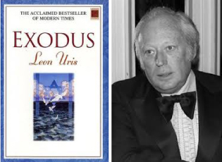 Exodus Book Cover, and Leon Uris