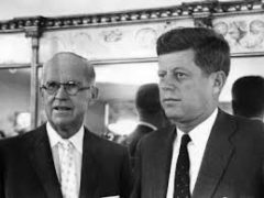 Joseph Kennedy and his son, John