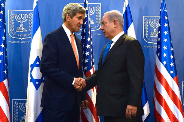 John Kerry meets Benjamin Netanyahu