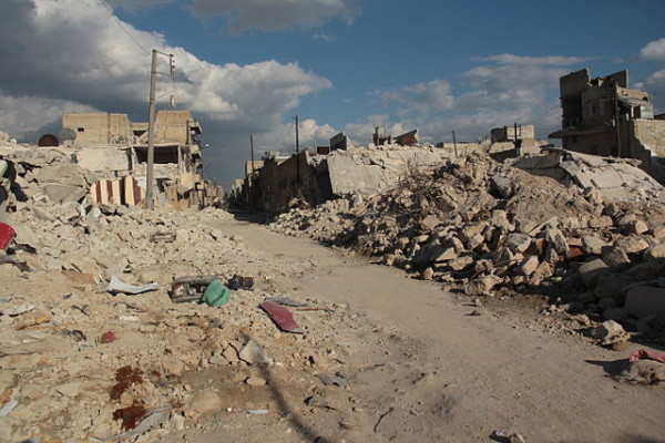 Aleppo in ruins