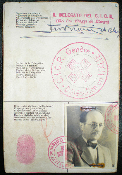 Adolf Eichmann's Red Cross document
