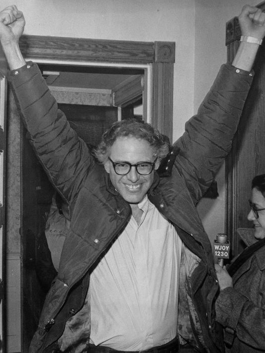 Bernie Sanders in his younger days