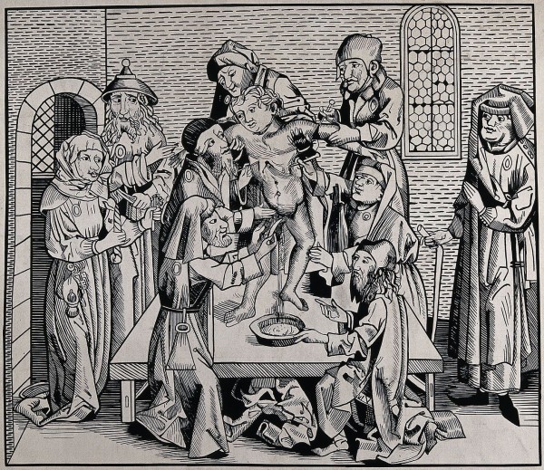 Medieval woodcut of ritual murder