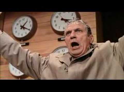 The character Howard Beale in the movie Network