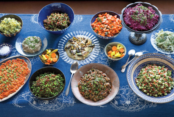 Zahav's selection of Israeli salads