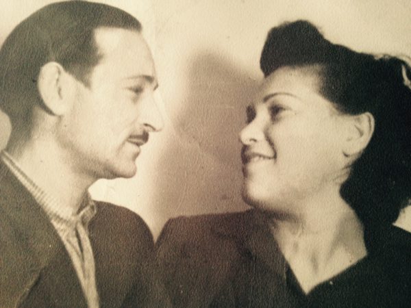 David and Genya Kirshner after World War II (family photo)