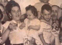 David and Genya Kirshner and their first two children (family photo)