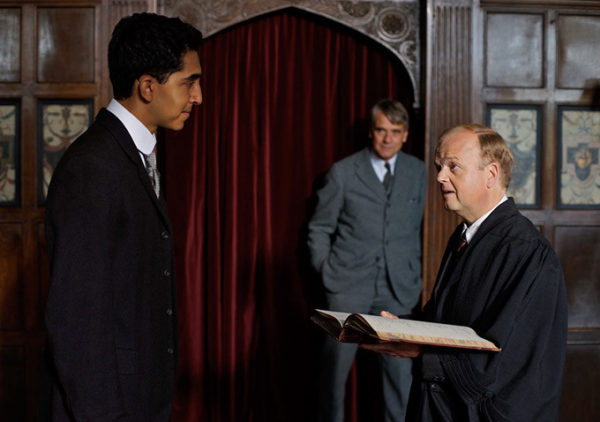Dev Patel, left, plays a mathematical genius from India
