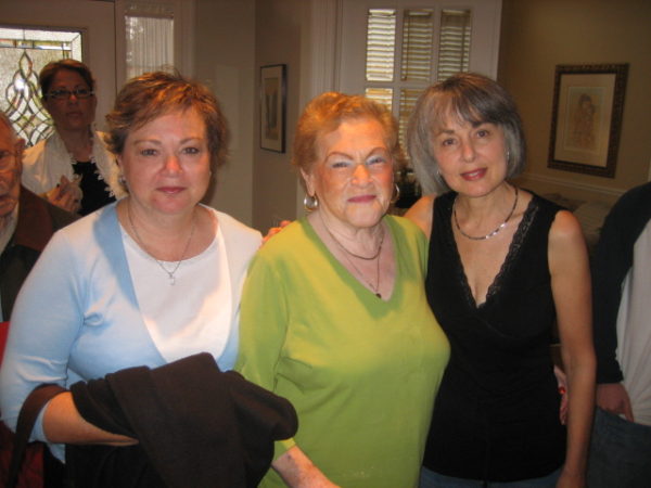 Genya Kirshner and her two daughters, Shirley, left, and Marlyn