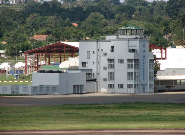 Entebbe's old terminal building