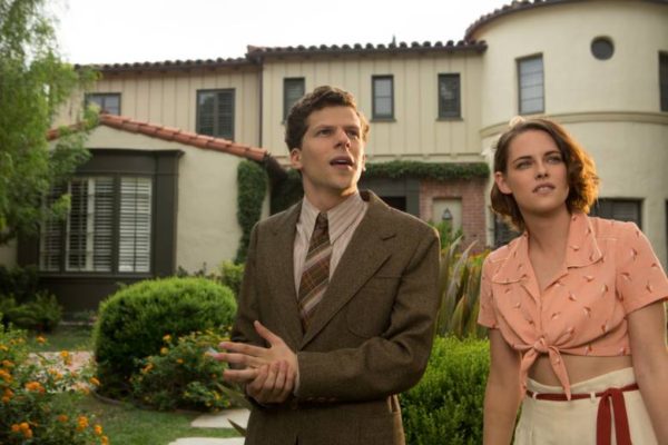 Jesse Eisenberg and Kristen Stewart