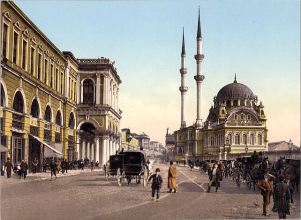 Minarets in Istanbul in the late 19th century