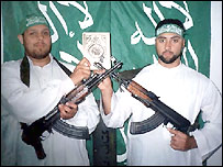 Asif Mohammed Hanif, left, and Omar Khan Sharif