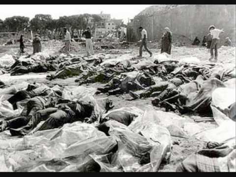 Victims of the Sabra and Shatila massacre in 1982