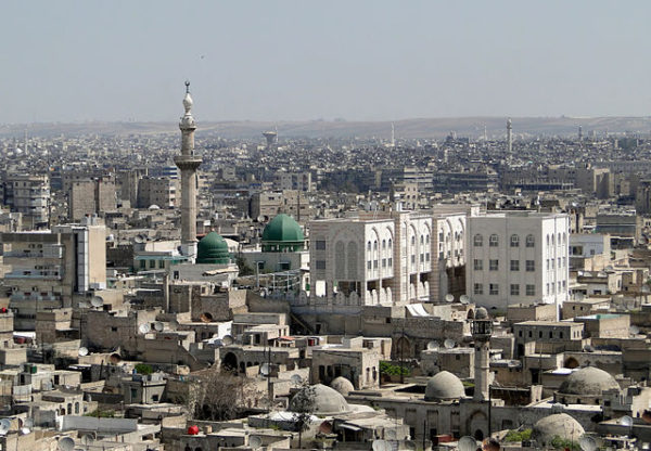 Aleppo before the civil war in Syria