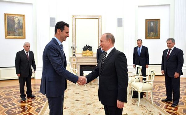 Bashar al-Assad meets Vladimir Putin in Moscow