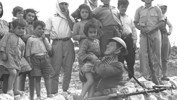 An Israeli soldier in Ikrit, 1948