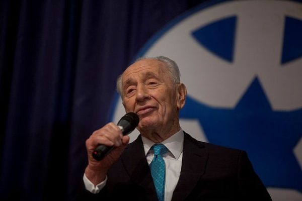 Shimon Peres last year