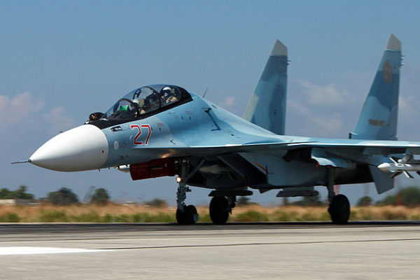 Russian jet in Latakia, Syria