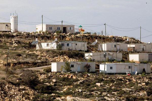 An outpost in the West Bank
