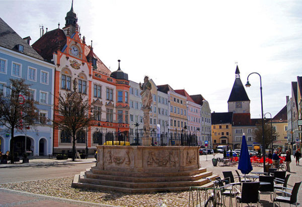 The center of Braunau am Inn