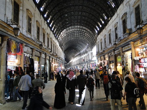 The Hamadiya covered market in Damascus