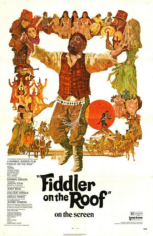 Movie poster of Fiddler on the Roof