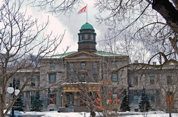 The campus of McGill University